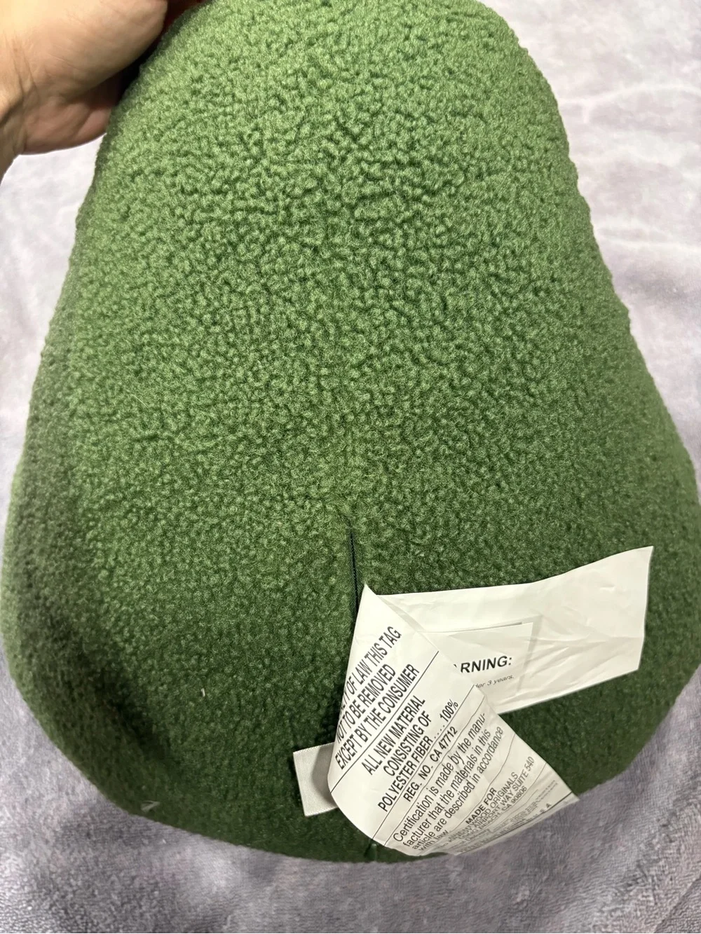 Avacado decorative pillow